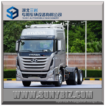 440HP Sichuan Hyundai Xcient 6X4 Tracteur